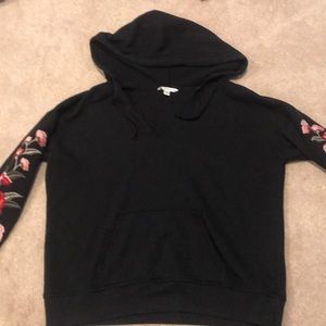 Black junior hoodie